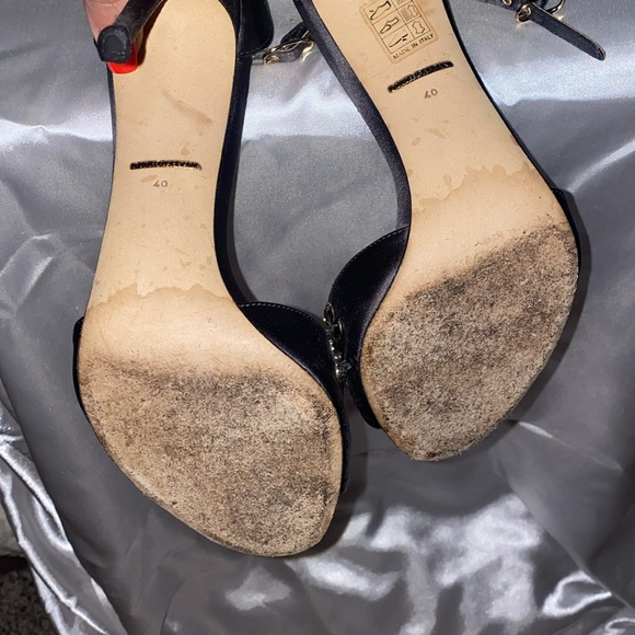 Dolce & Gabbana sexy black crystal heels size 40 Euro - Picture 9 of 10